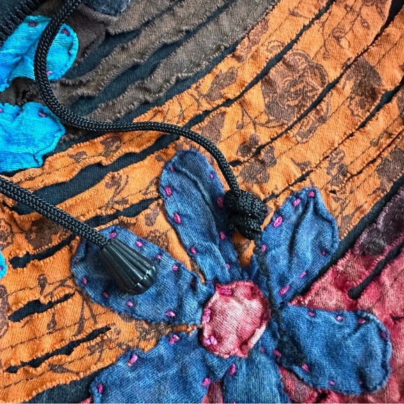 Leopards & Roses vintage boho floral hoodie - Picture 7 of 7